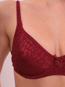 Бюстгальтер Acousma U6460BCH (  бордовый, C  6 шт. )