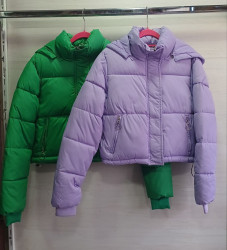 Куртки демисезонные женские (зеленый) оптом 01892753 03-3