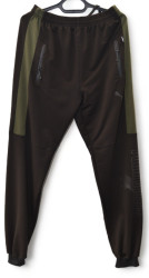 Спортивные штаны мужские (черный) оптом 17546982 02-28