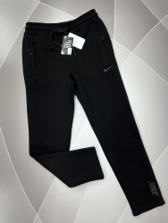 Спортивные штаны мужские на флисе (черный) оптом Турция 98234506 02-15