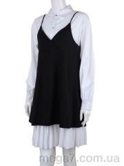 Платье, Gelsomino оптом Louisa / Gelsomino 21-25011 black-white