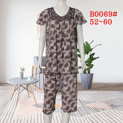 Ночные пижамы женские БАТАЛ оптом 32405189 B0069-36