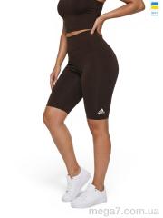 Велосипедки, Sport style оптом 5711 норма шоколад