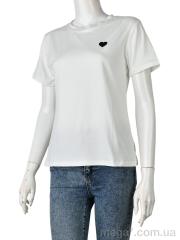 Футболка, Мир оптом 4349-Heart-4 white