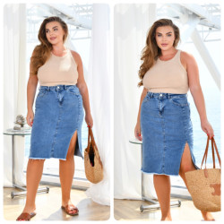 Спідниці джинсові жіночі оптом LADY JEANS 