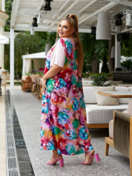 Сукні жіночі БАТАЛ оптом Vinogradova 