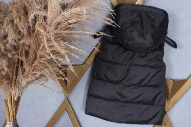 Жилетки детские (black) оптом 71839625 MJ27-35