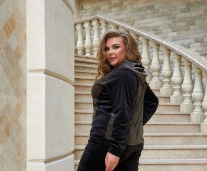 Спортивні кофти жіночі БАТАЛ оптом Alena Golosnaya