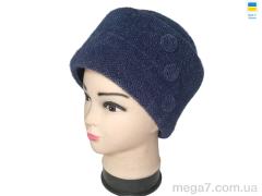 Шапка, Mabi оптом 0585 кубанка синій