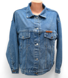 Куртки джинсовые женские БАТАЛ оптом 65382917 957-13