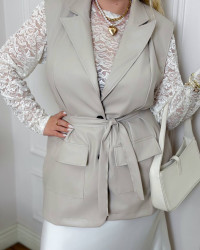 Жилетки жіночі (2-ка) БАТАЛ оптом Мис Елегант