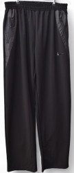 Спортивные штаны мужские БАТАЛ (черный) оптом 78362495 03-10