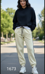 Спортивні штани жіночі на флісі оптом