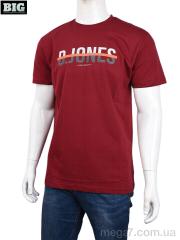 Футболка, BIG оптом 3707-064-1 bordo