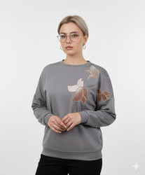 Свитшоты женские БАТАЛ оптом 03972854 6505-187