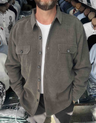 Рубашки мужские на меху оптом 03586429 985-66