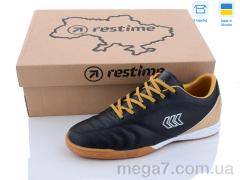 Футбольная обувь, Restime оптом DW023024 black-gold