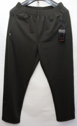 Спортивные штаны мужские БАТАЛ (khaki) оптом 83046592 QD-5-10