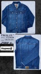 Куртки джинсовые мужские PAGALEE оптом 03465219 P3296D-4