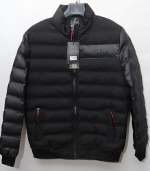 Куртки кожзам мужские FUDIAO (black) оптом 62718905 819-44