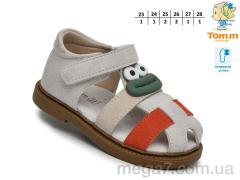 Босоножки, TOM.M оптом 68087 сірий-зелений