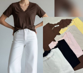 Футболки жіночі (молочний) оптом 