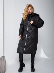 Куртки зимние женские (черный) оптом 58416923 015-5
