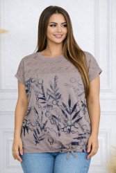 Футболки жіночі БАТАЛ оптом LEVISHA 