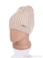 Шапка, Королева оптом 9-26 beige