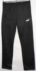 Спортивные штаны мужские на флисе (black) оптом 34029165 01-21