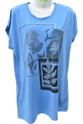 Футболки женские БАТАЛ оптом 50671849 310-317