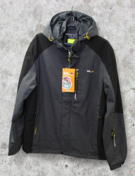 Куртки демисезонные мужские RLA БАТАЛ (серый) оптом 85143276 VR23063-8-130