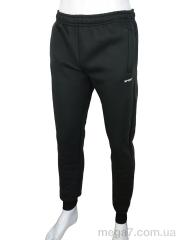 Спортивные брюки, Obuvok оптом 07176 black, флис