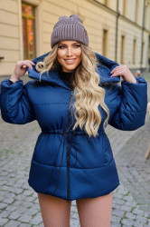 Куртки зимние женские (синий) оптом LANA 39251760 18-4
