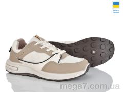 Кроссовки, Progress оптом Гіпаніс Ж694 молочний-качи