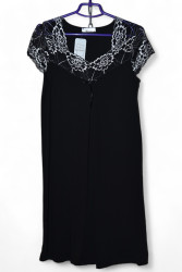 Ночные рубашки женские (черный) оптом 59476210 S1216-2