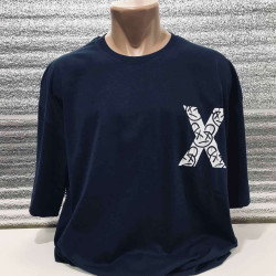 Футболки мужские (тёмно - синие) оптом 24150978 5143-107