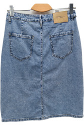 Спідниці джинсові жіночі DKNSEL ПОЛУБАТАЛ оптом 