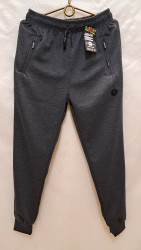 Спортивные штаны мужские (серый) оптом 14702386 7308-12