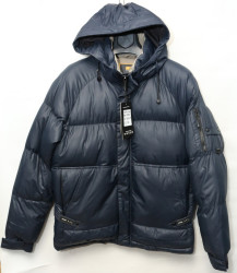 Термо-куртки зимние мужские (темно синий) оптом 38502469 ZK8621-13