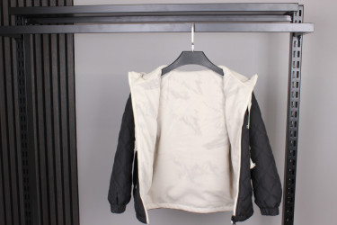 Куртки двусторонние демисезонные подростковые оптом 21673094 К86383-228