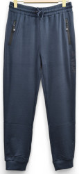Спортивные штаны мужские JJF (темно-синий) оптом 16538470 JF3013-168