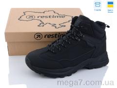 Ботинки, Restime оптом PMZ23511 black
