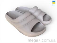 Шлепки, Rai shoes оптом С97 бежевий