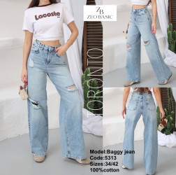 Джинсы женские ZEO BASIC оптом 71306859 5313-14