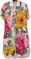 Платья-рубашки женские BASE БАТАЛ оптом 20356948 E8525-1