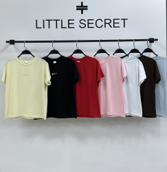 Футболки жіночі (блакитний) оптом Little Secret 