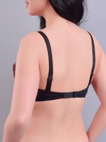 Бюстгальтер Diorella 34179D (  чёрно-коралловый, D  6 шт. )