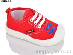 Кеды, Super Gear оптом 01-737 red