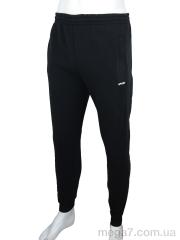 Спортивные брюки, Obuvok оптом 07003 black, флис